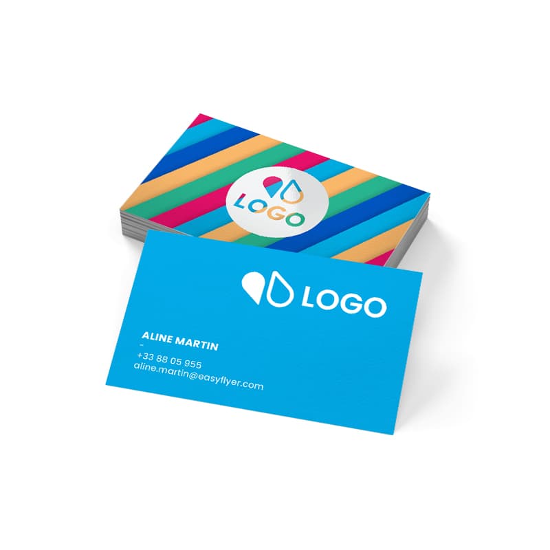 250.00000 Cartes De Visite Personnalisées - Papier Couché 350g - Easyflyer Offre Exclusive