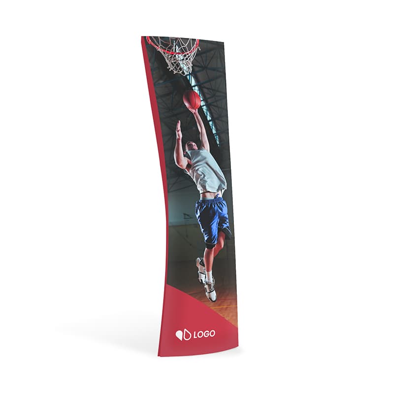 Totem Publicitaire Courbé En Carton 60 x 35 x 200 cm - Easyflyer